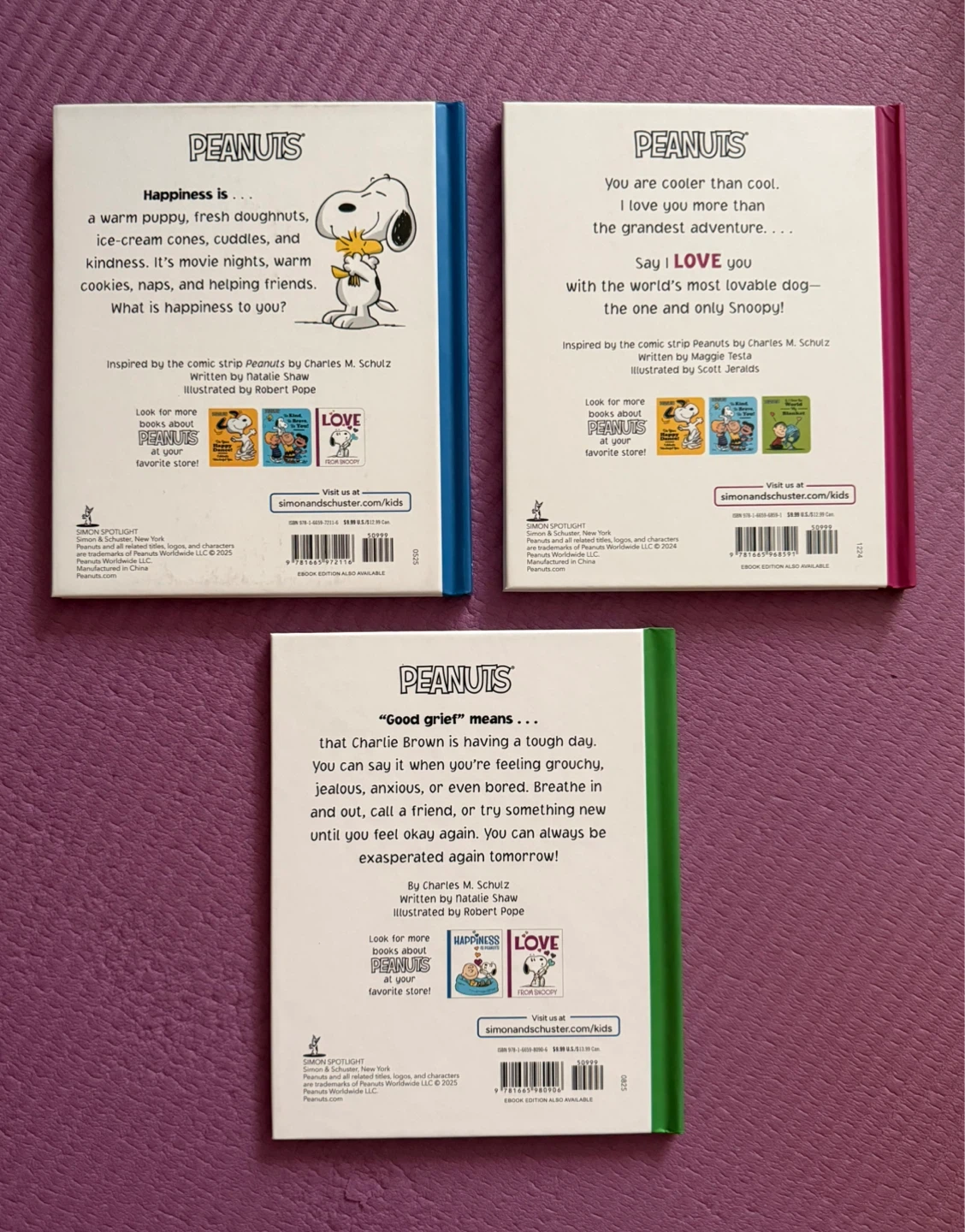 NEW✨Peanuts Snoopy Books set of 3 - photo 2