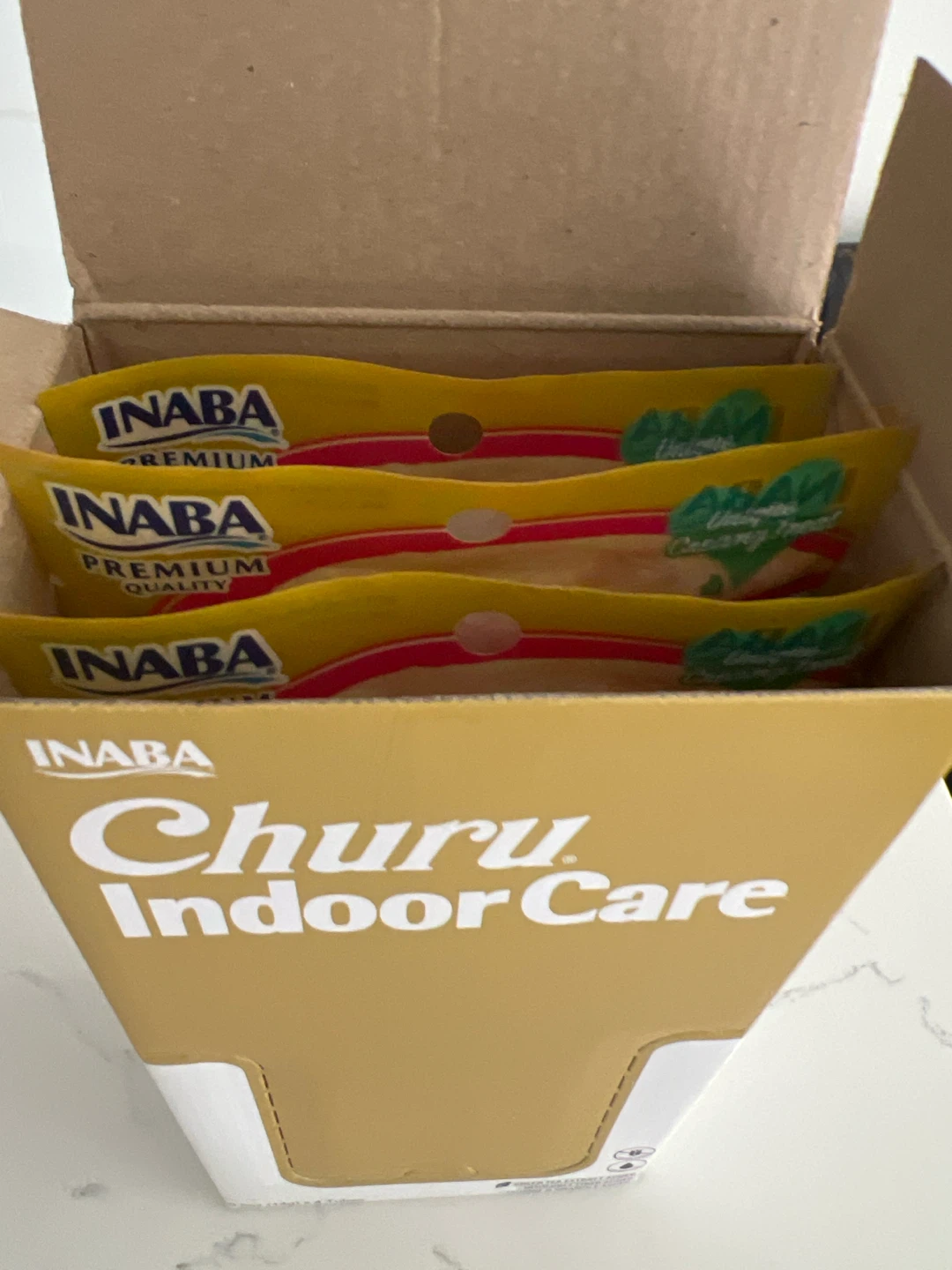 INABA Churu Indoor Care Chicken Recipe Cat Treats (4 Tubes) - photo 5