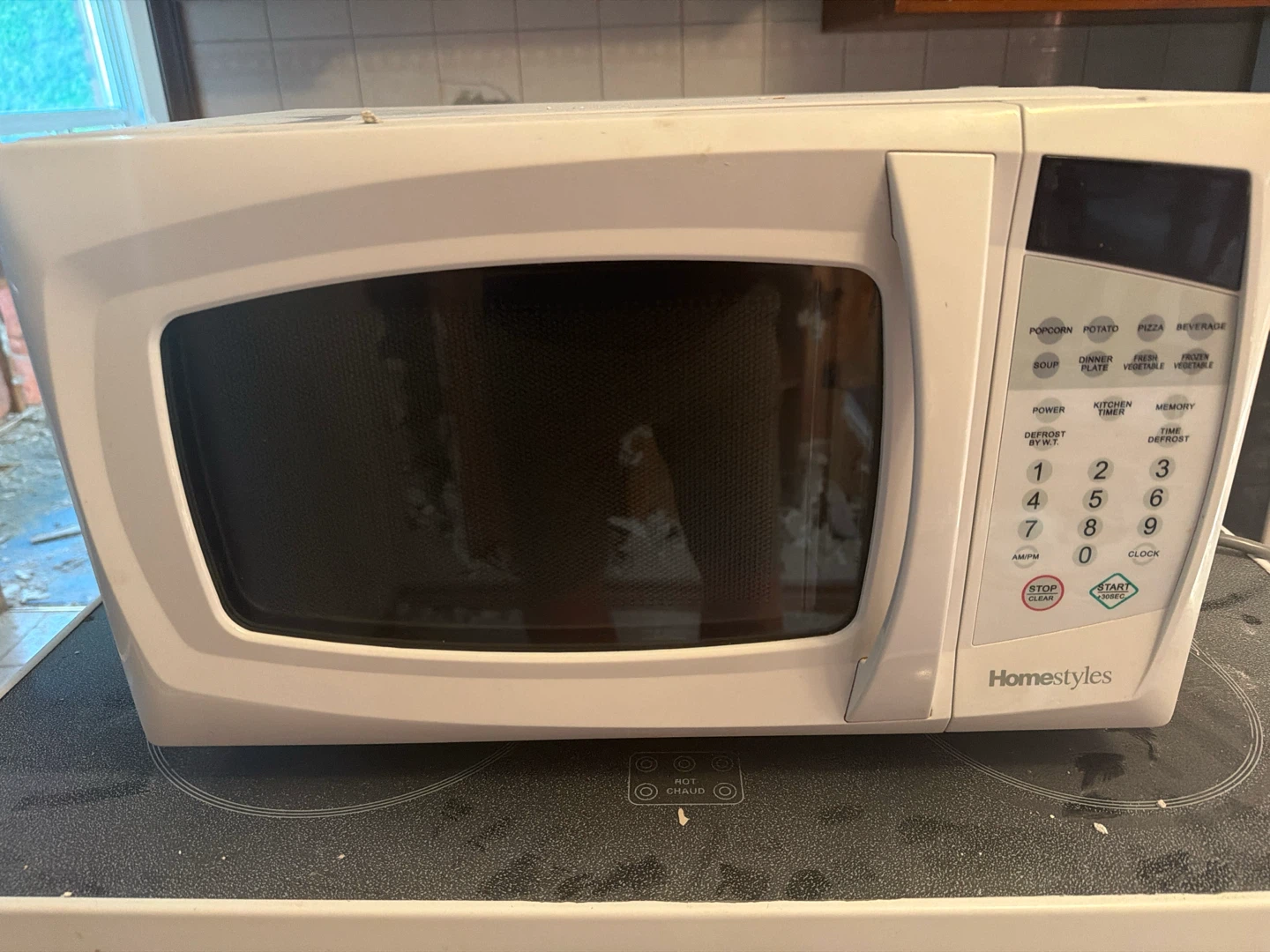 Homestyles White Microwave