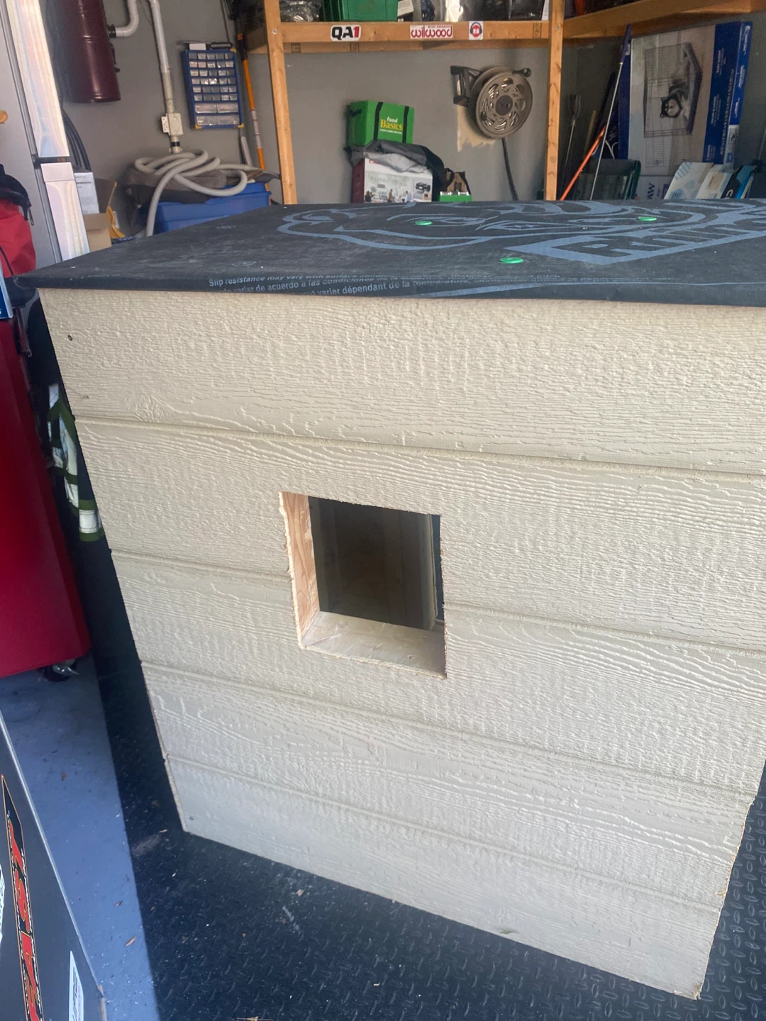 Wooden Dog House with Shingled Roof - photo 3