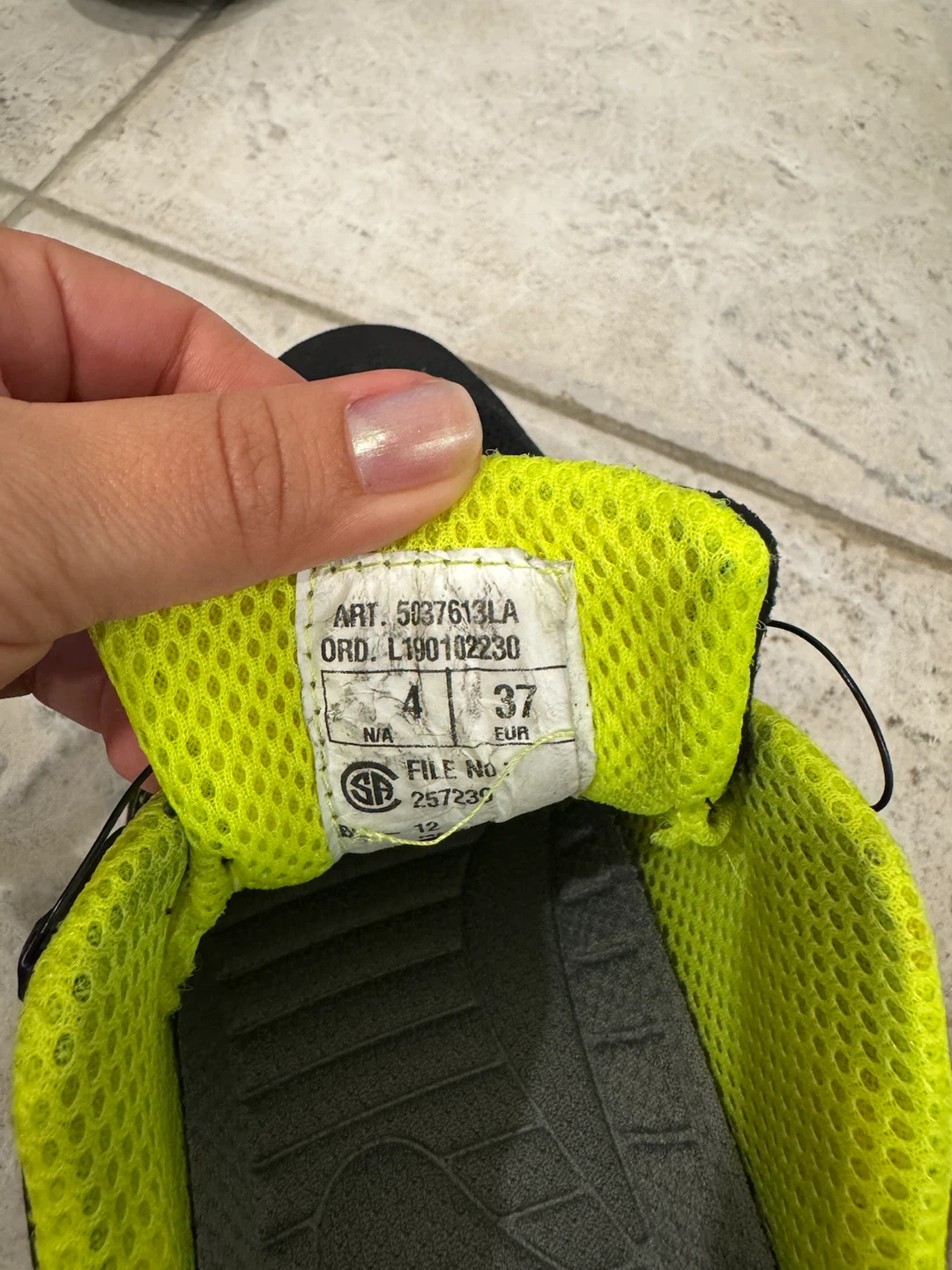 Black and Yellow Safety Shoes - photo 3