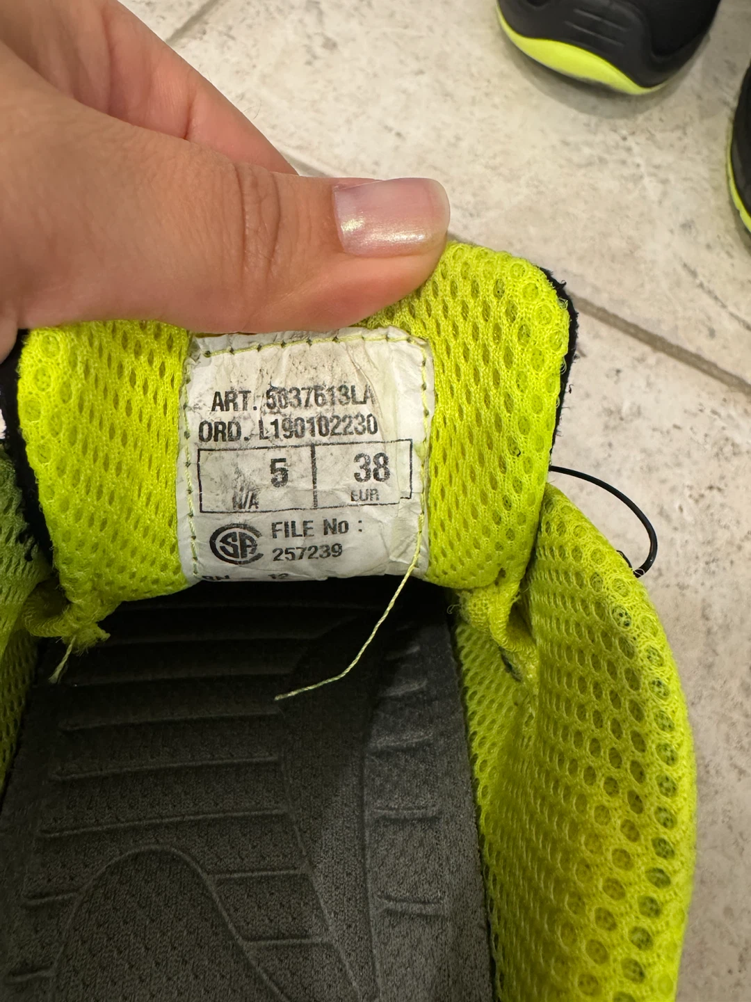 Black and Yellow Safety Shoes - photo 4