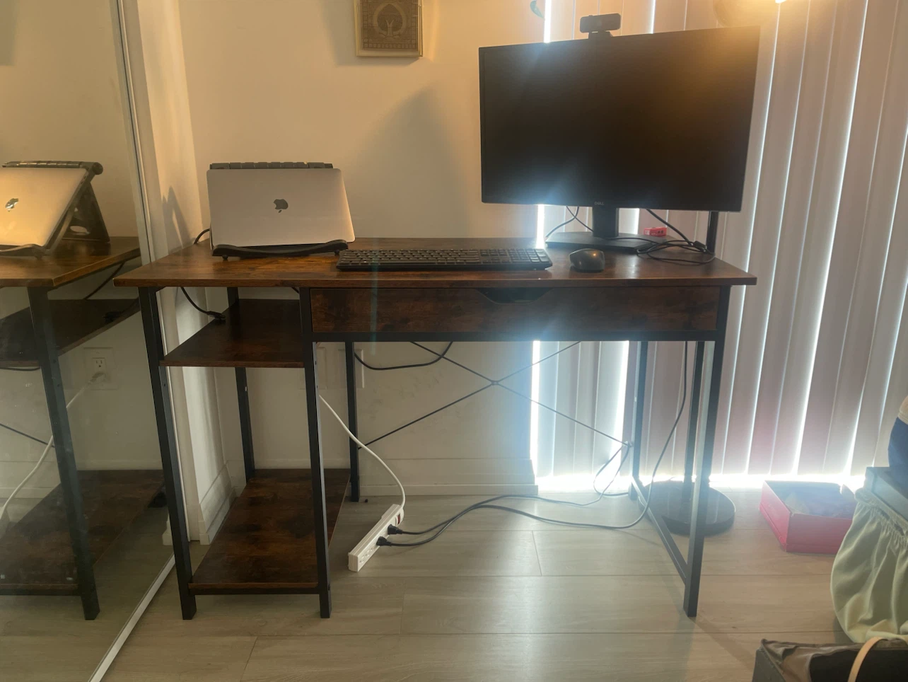 Wooden Desk with Drawer