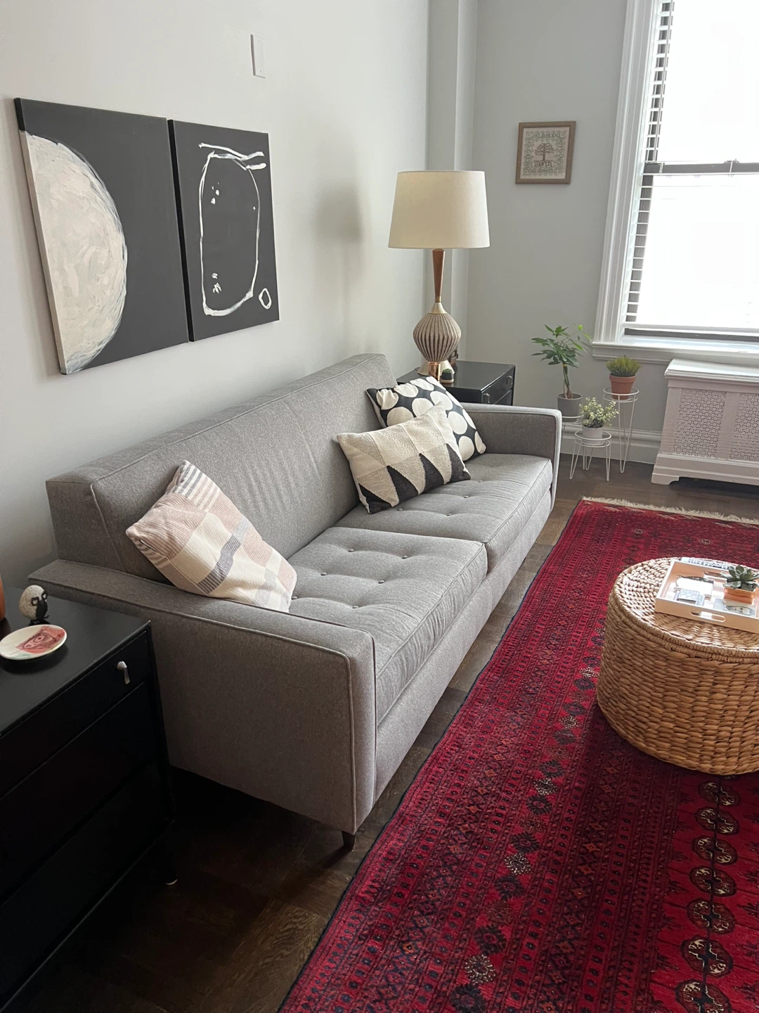 Room & Board “Reese” sofa couch, 75” in Grey. Great condition. - photo 2