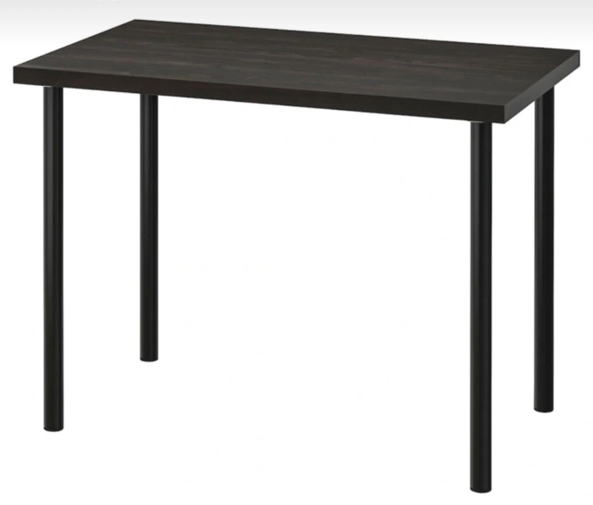 Desk, Black-Brown, 100x60 cm - photo 2