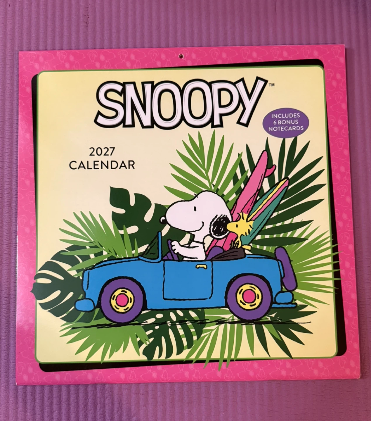 NEW✨Snoopy 2027 Calendar with Bonus Notecards
