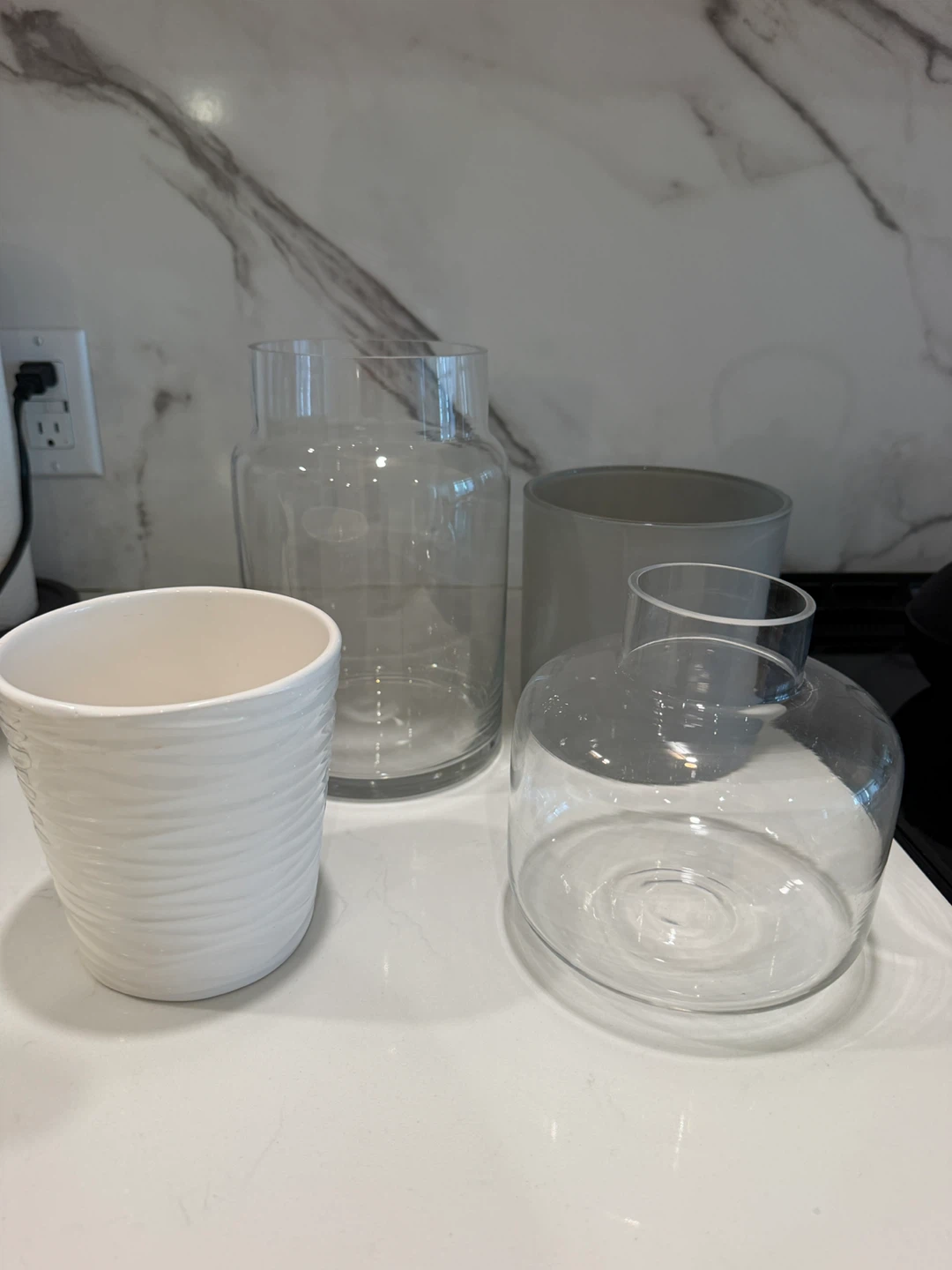 Set of 4 Decorative Vases & Planters
