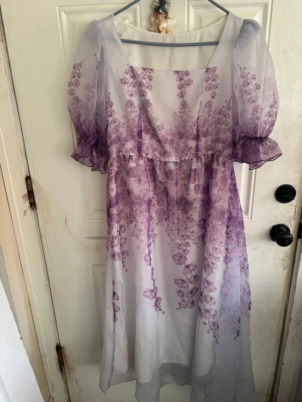 Purple Floral Dress - photo 2