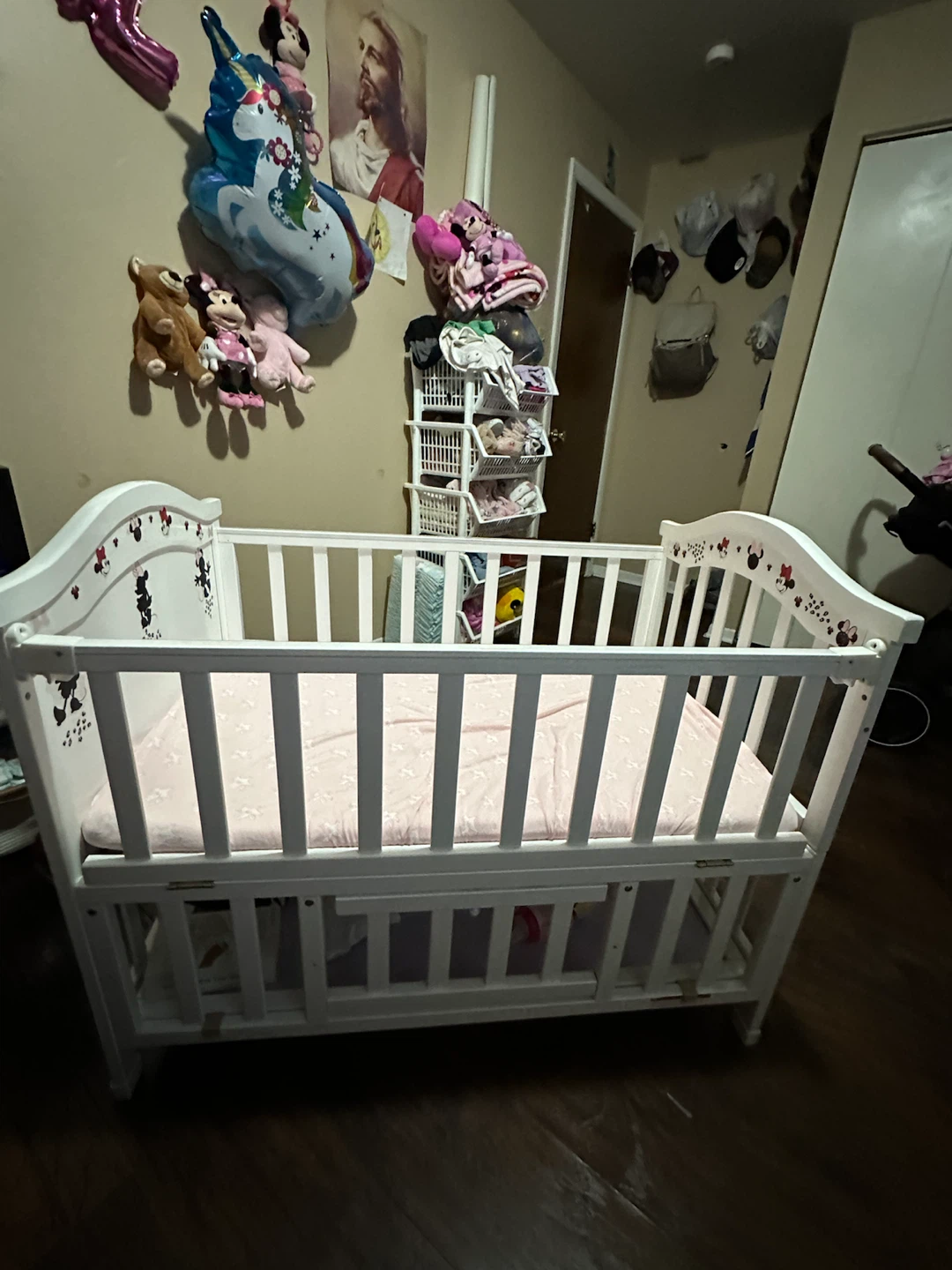 White Baby Crib