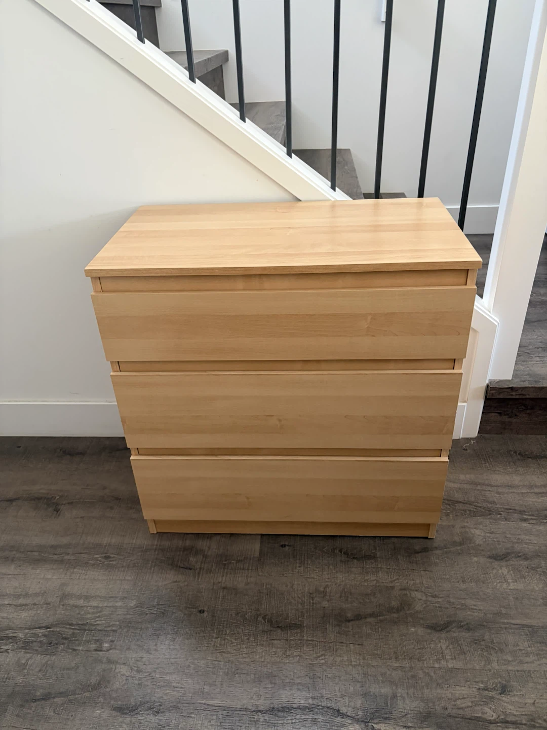 IKEA dresser with 3 drawers in yellow colour