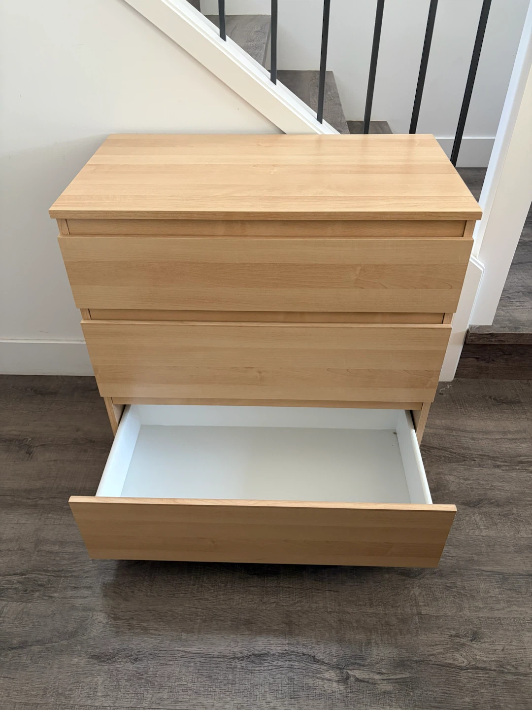 IKEA dresser with 3 drawers in yellow colour - photo 4