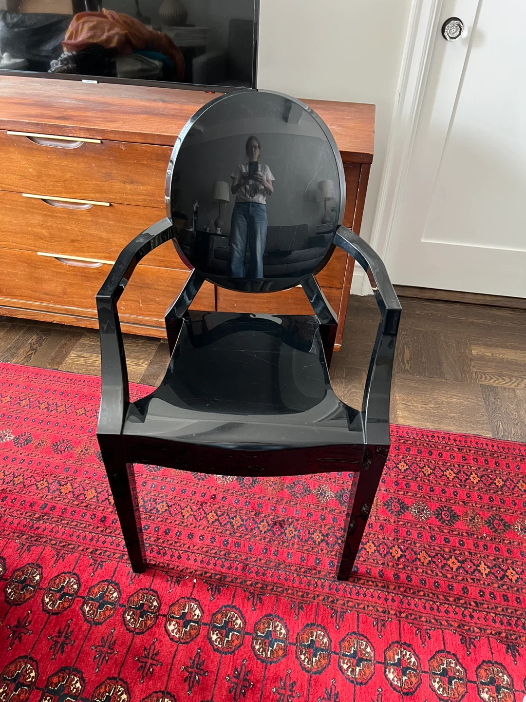 Philippe Starck Black Ghost Armchair by.