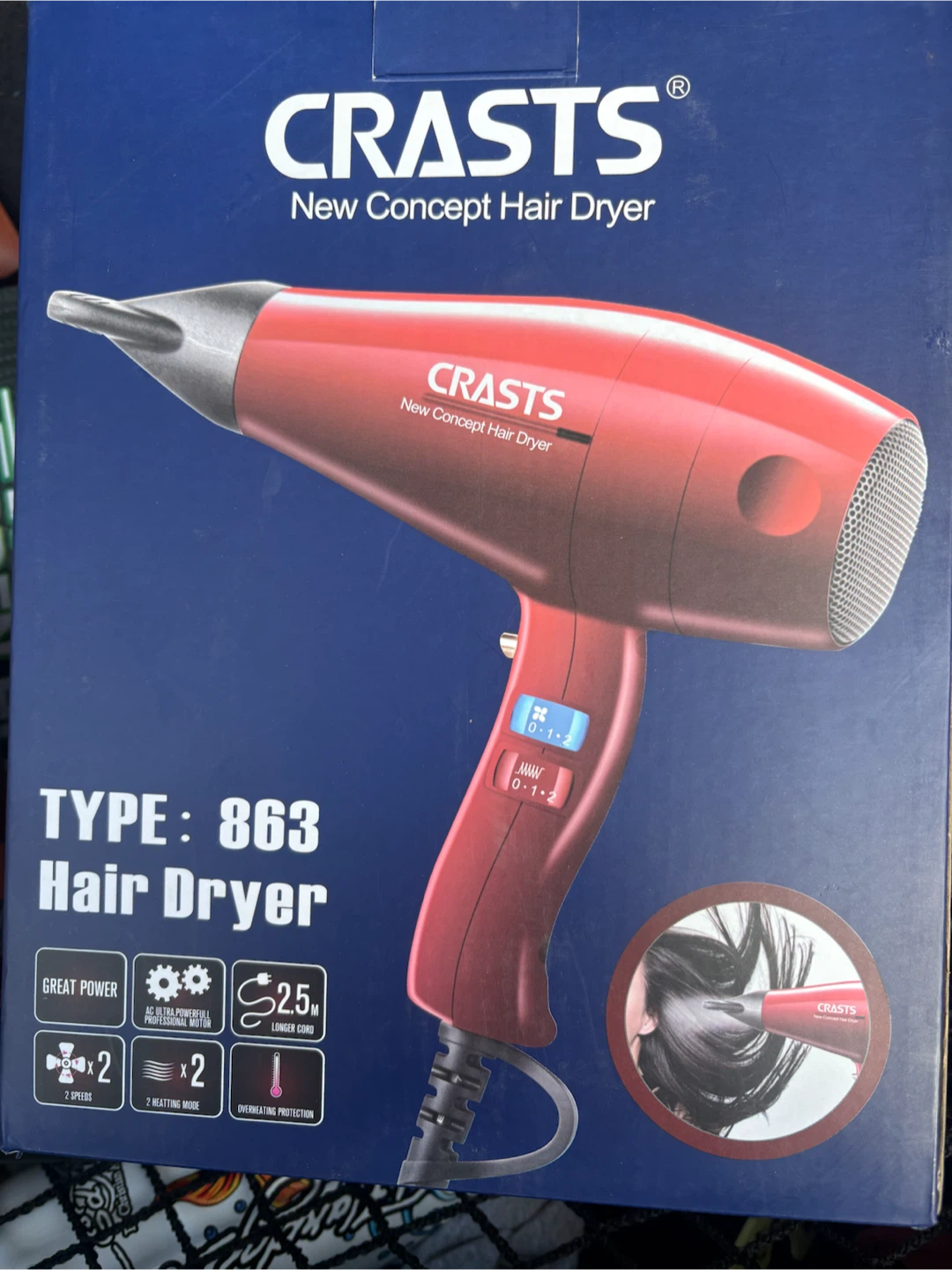 CRASTS Hair Dryer Type 863