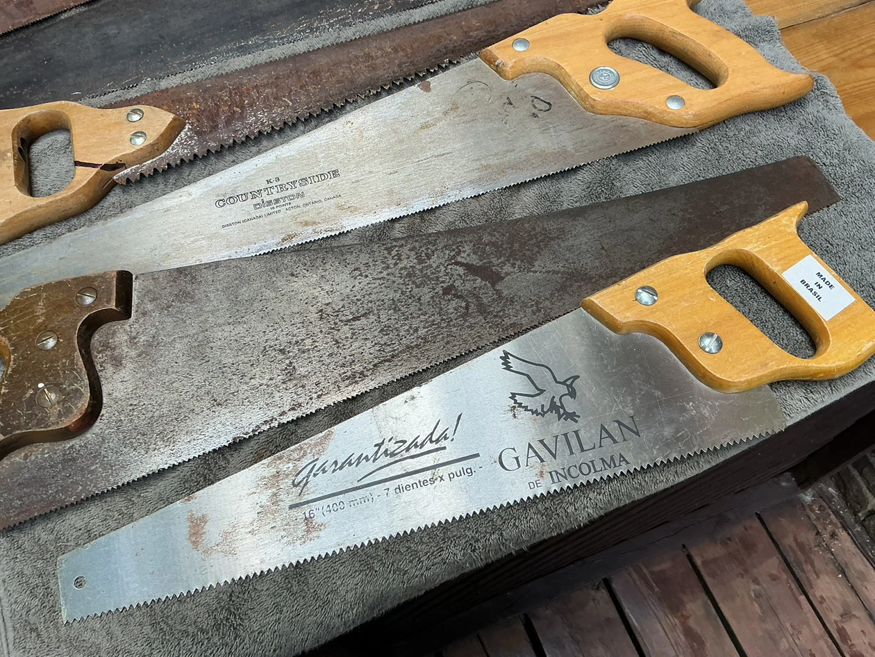 Assorted Lot of 11 Vintage Hand Saws ! - photo 4
