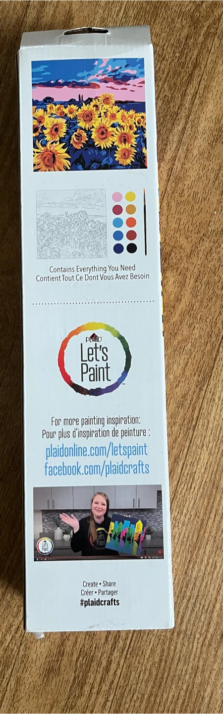 Plaid Let's Paint Modern Paint-By-Number Kit - photo 2