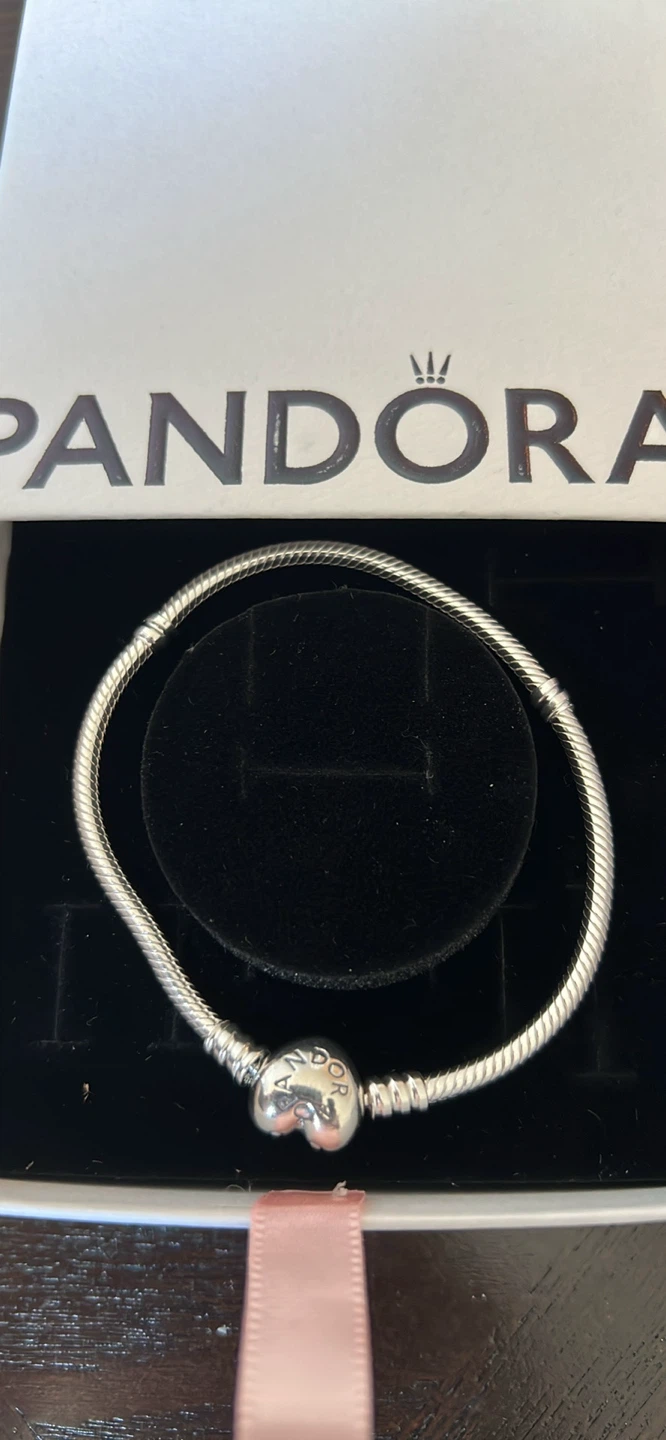 Pandora Silver Heart Clasp Bracelet - photo 5