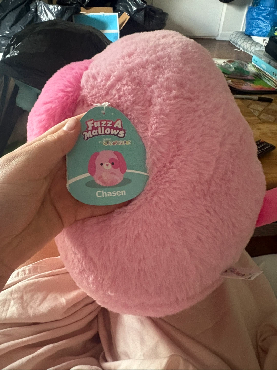 Squishmallows Chasen Pink Dog Plush Toy - photo 3