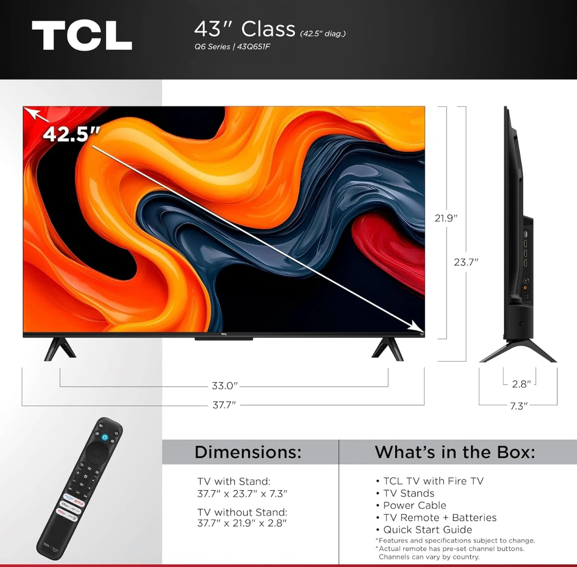 TCL 43" Smart TV - photo 3