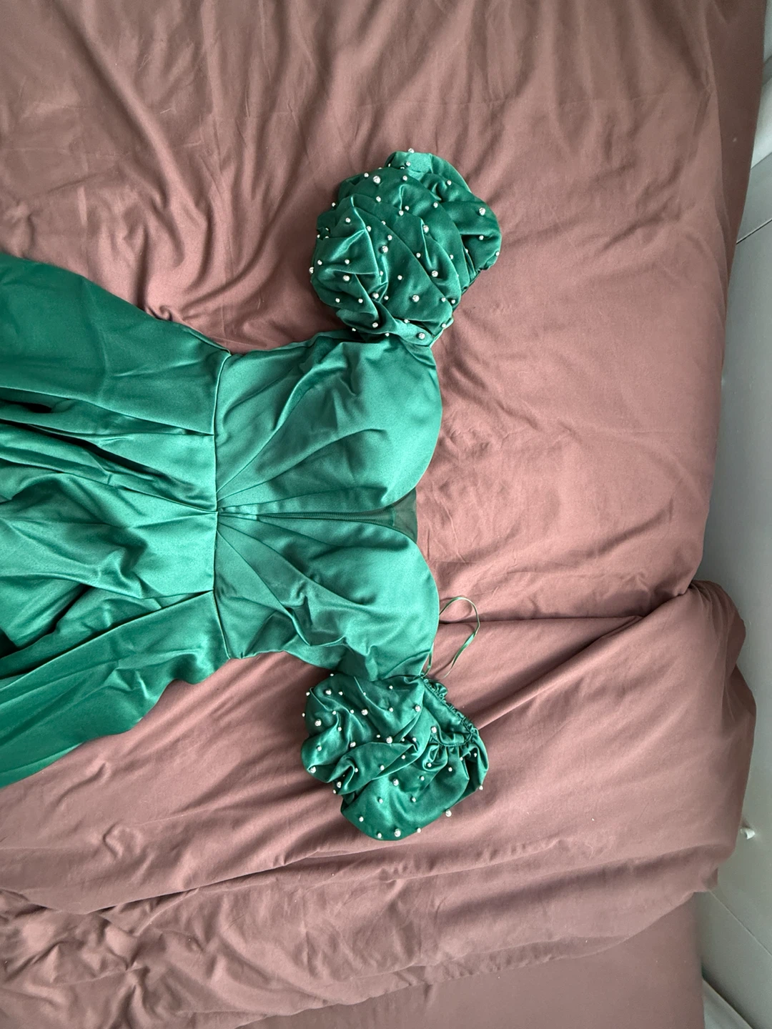 Pandora Istanbul Green Gown with Pearls