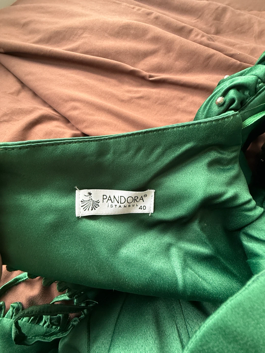 Pandora Istanbul Green Gown with Pearls - photo 5