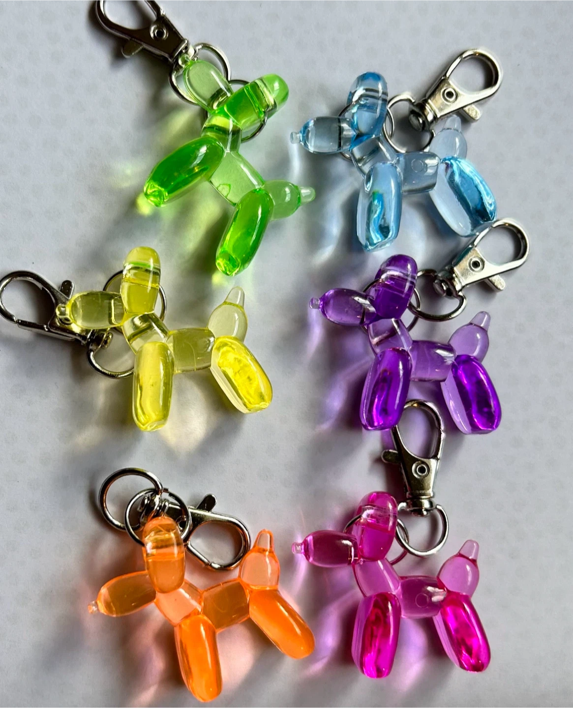 Keychain Balloon Dog Charm