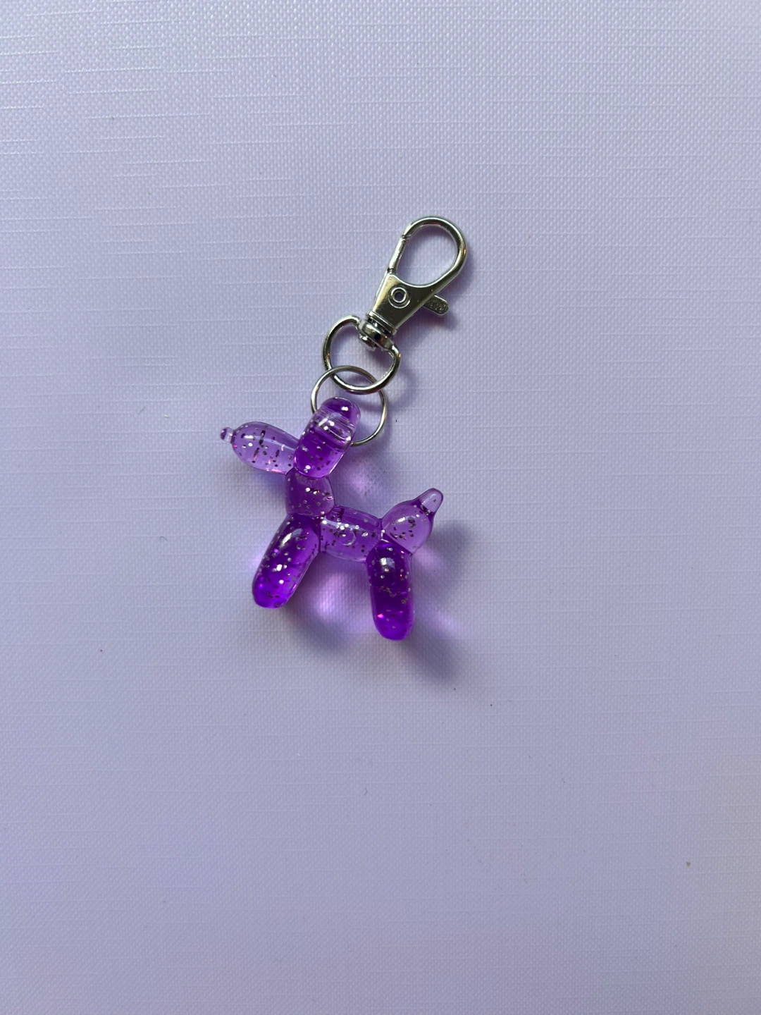 Keychain Balloon Dog Charm - photo 3