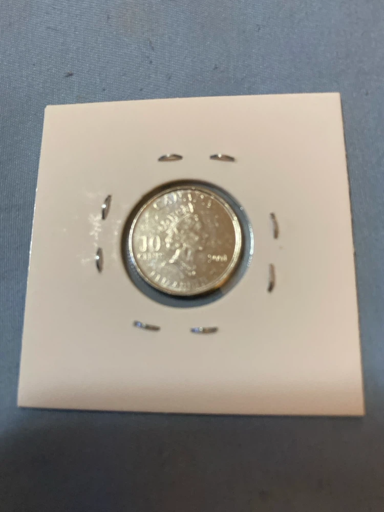 2001 Canadian 10¢ Year of the Volunteer Coin - photo 2