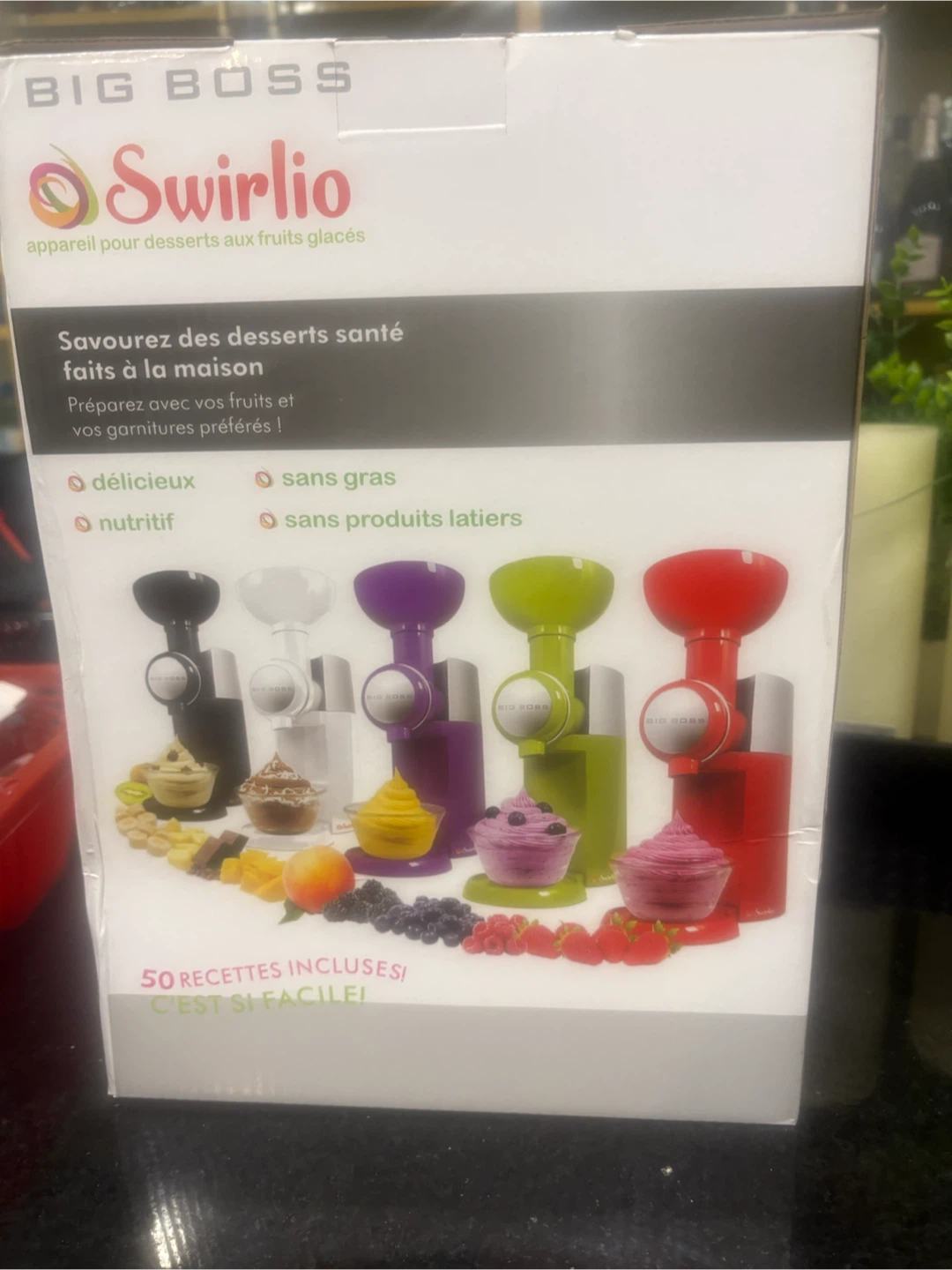 Big Boss Swirlio Frozen Fruit Dessert Maker