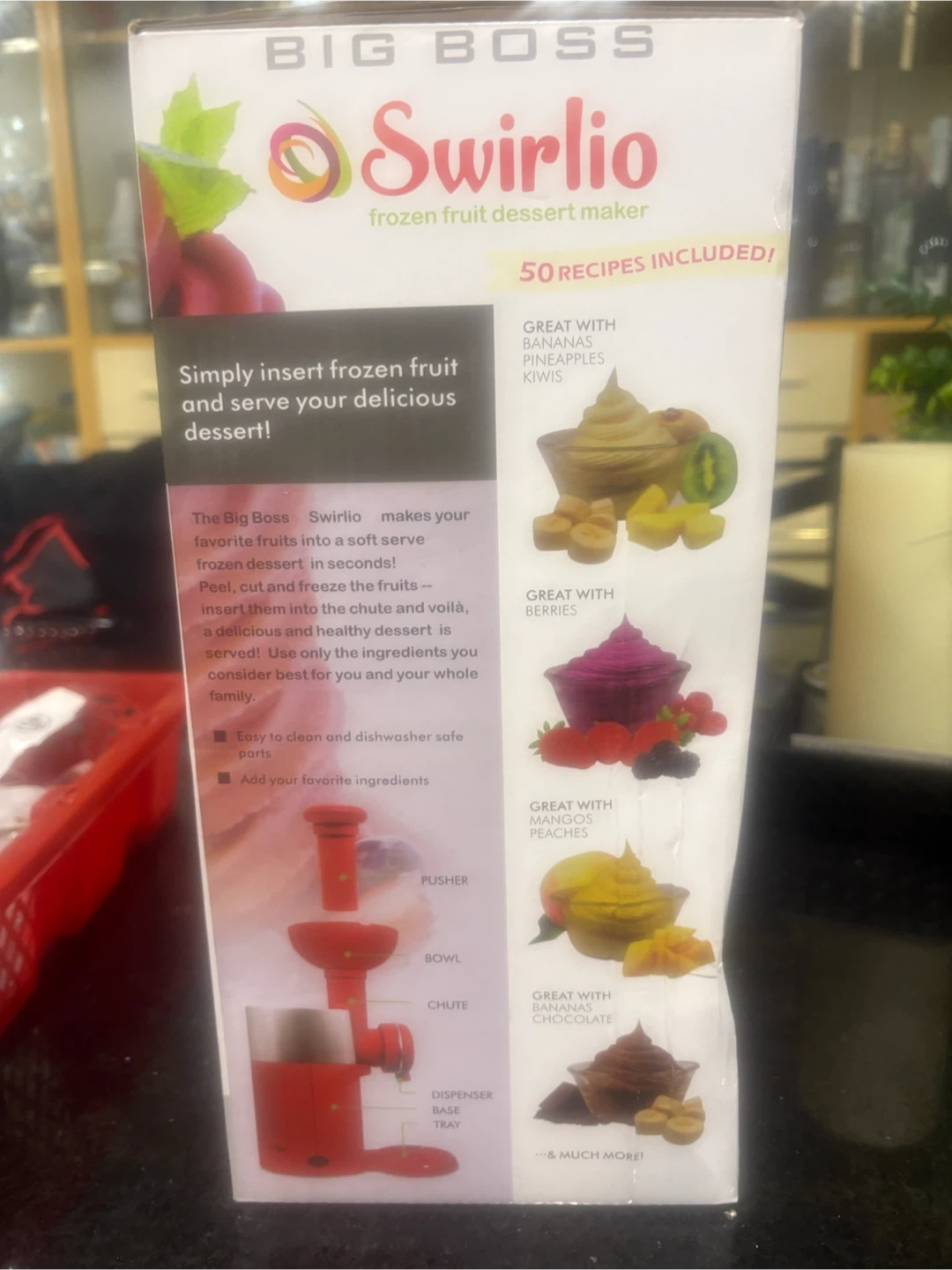 Big Boss Swirlio Frozen Fruit Dessert Maker - photo 2