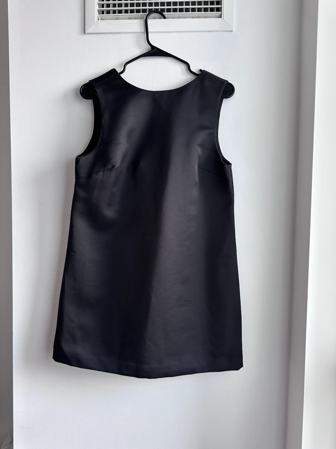 Divided H&M Black Mini Dress with Bow Detail - Size M
