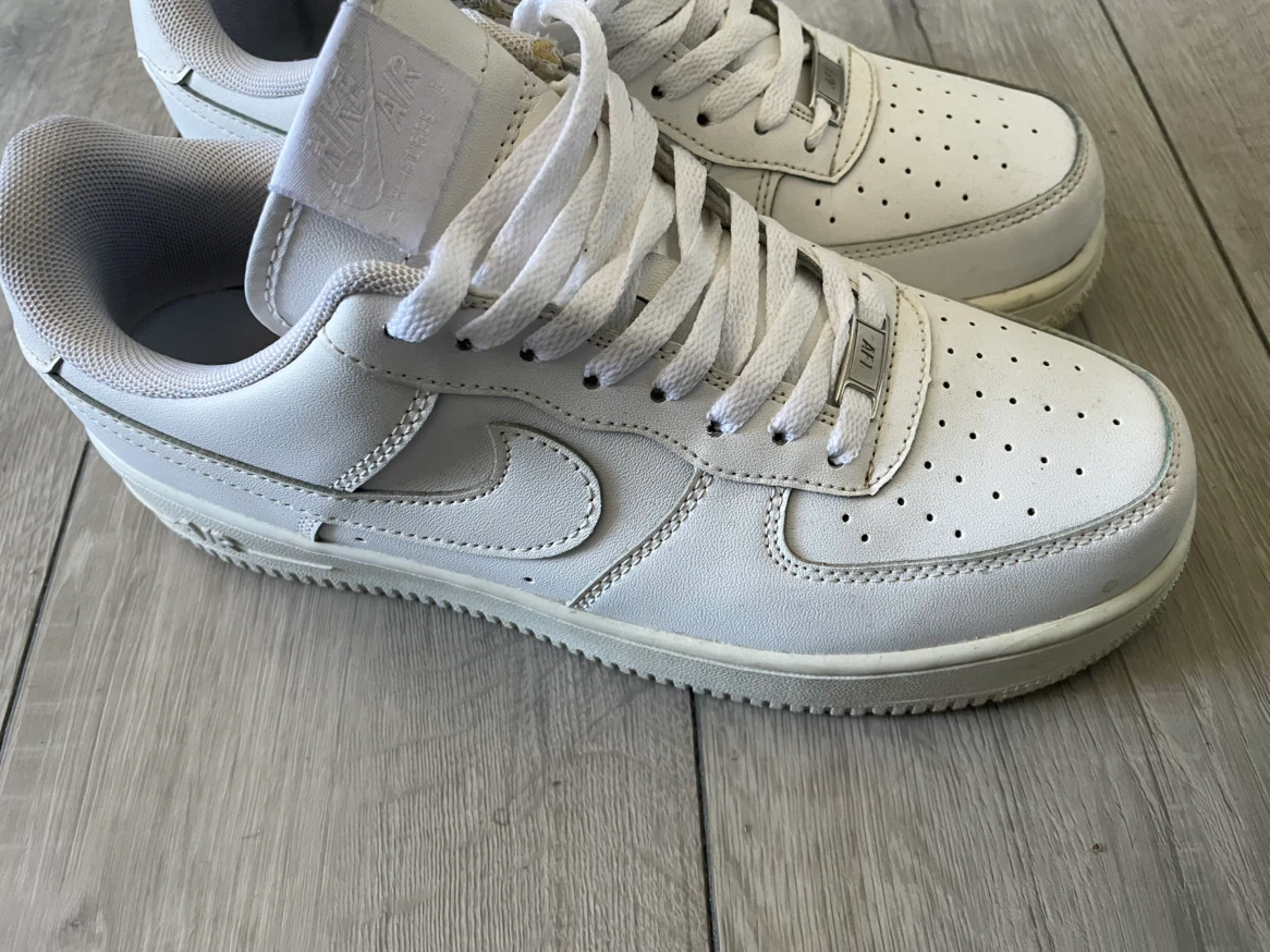 Nike Air Force 1 White Sneakers - photo 2