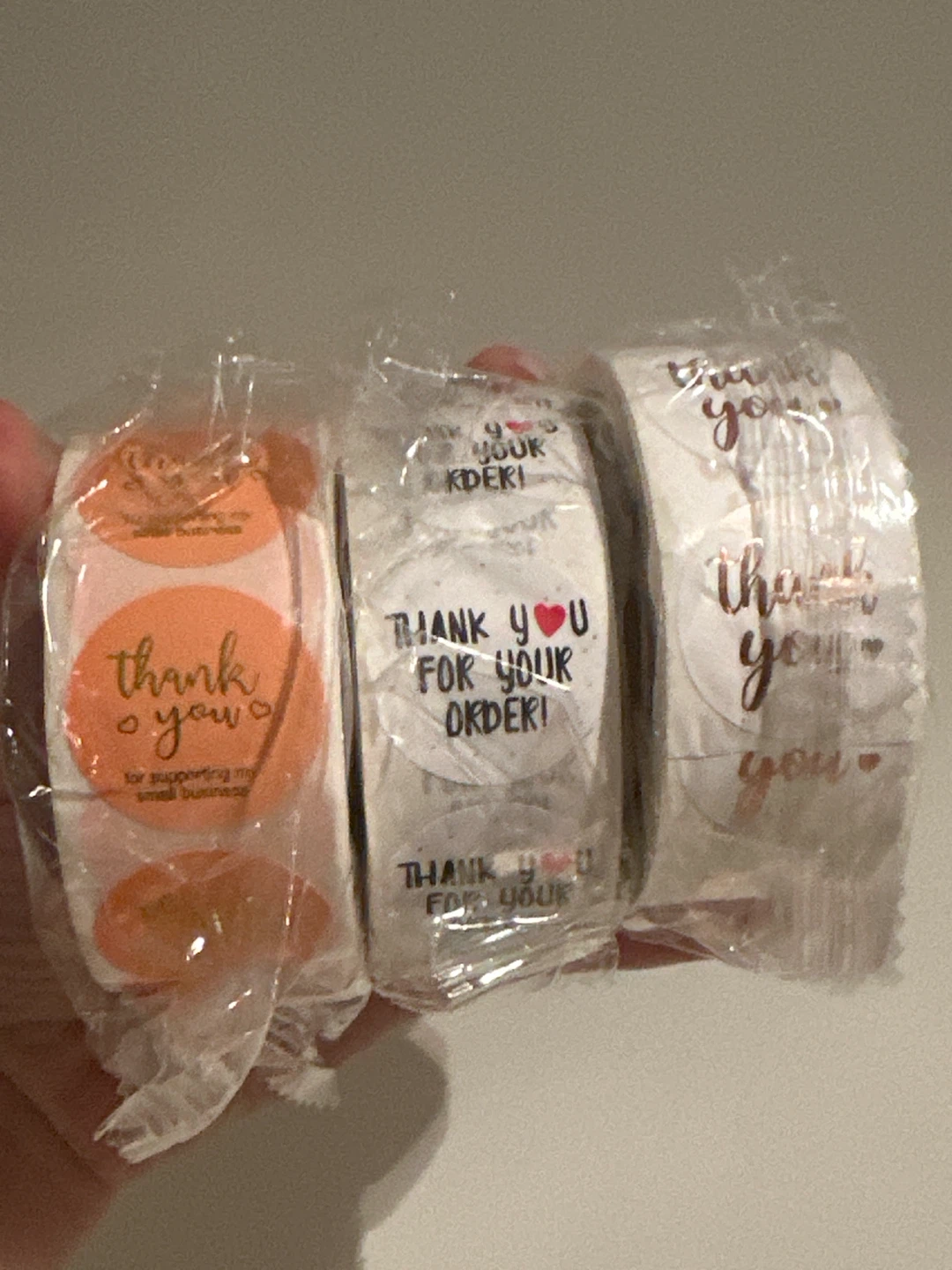 Thank You Stickers - Small Business Support Labels