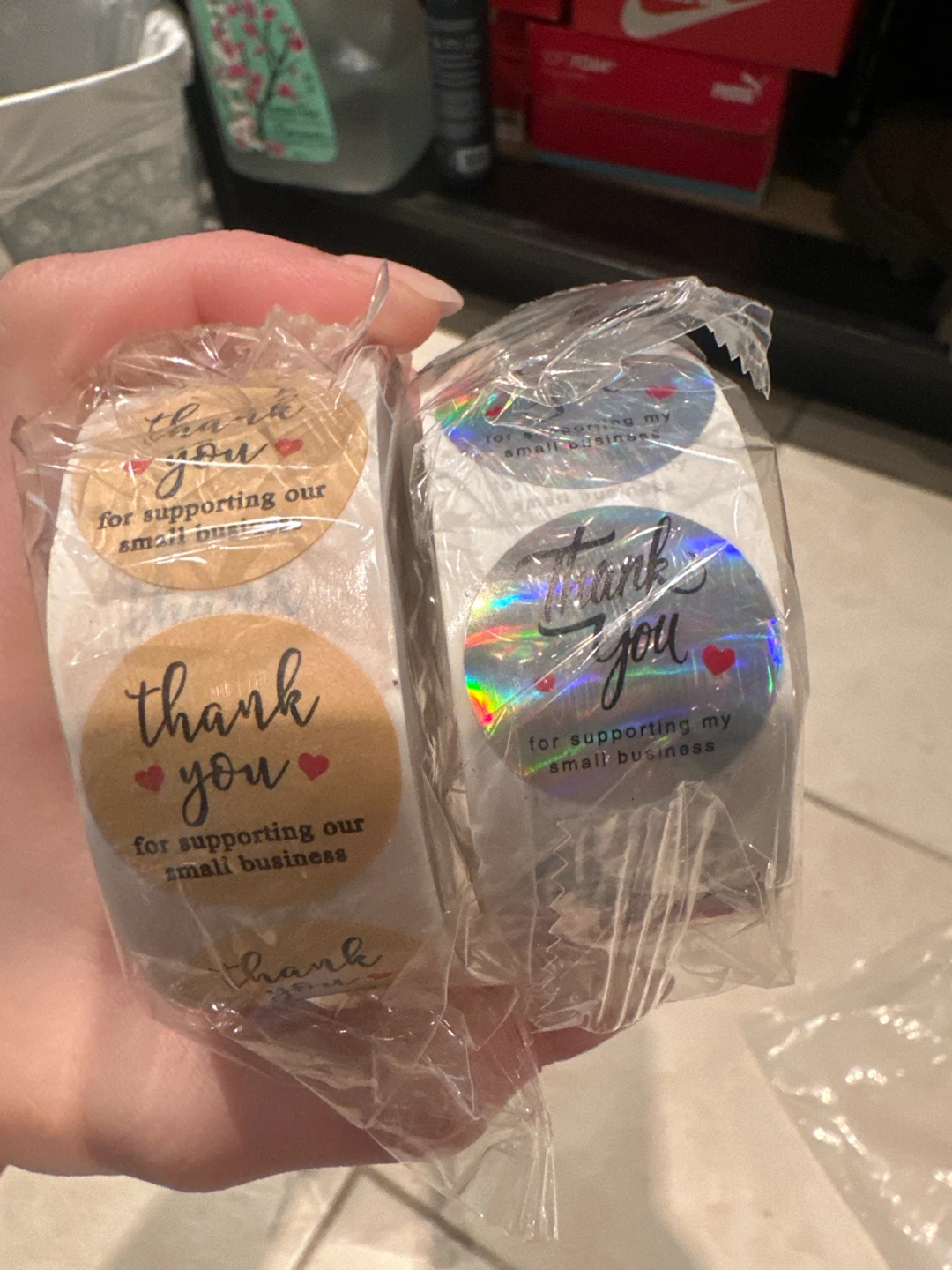 Thank You Stickers - Small Business Support Labels - photo 2