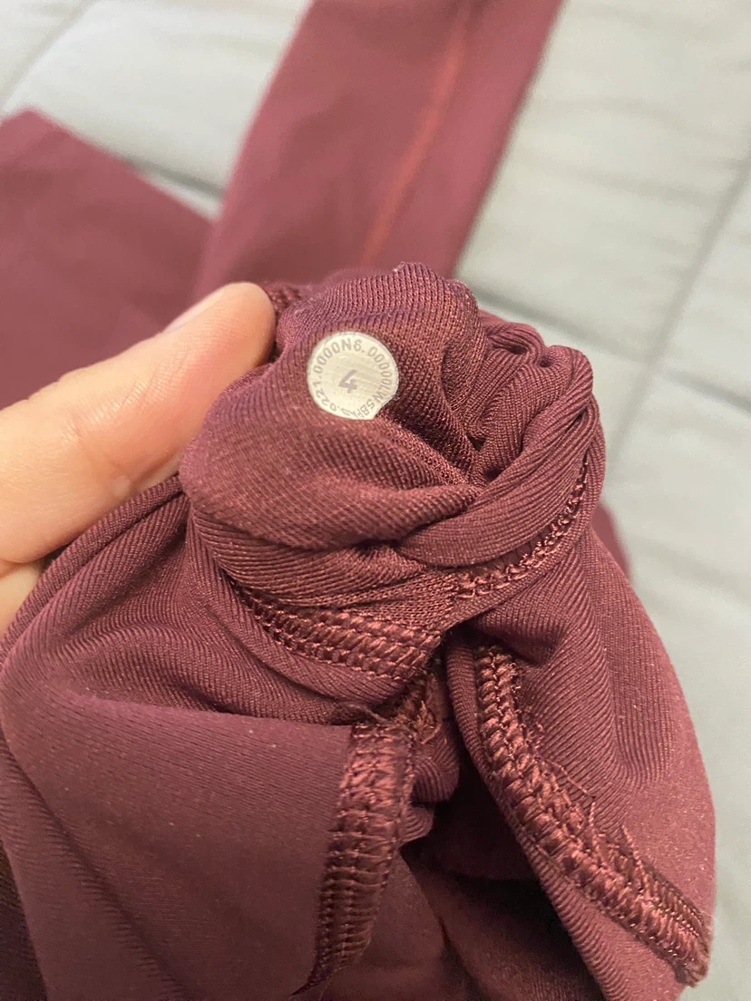 Lululemon Align Leggings Size 4 Burgundy - photo 3