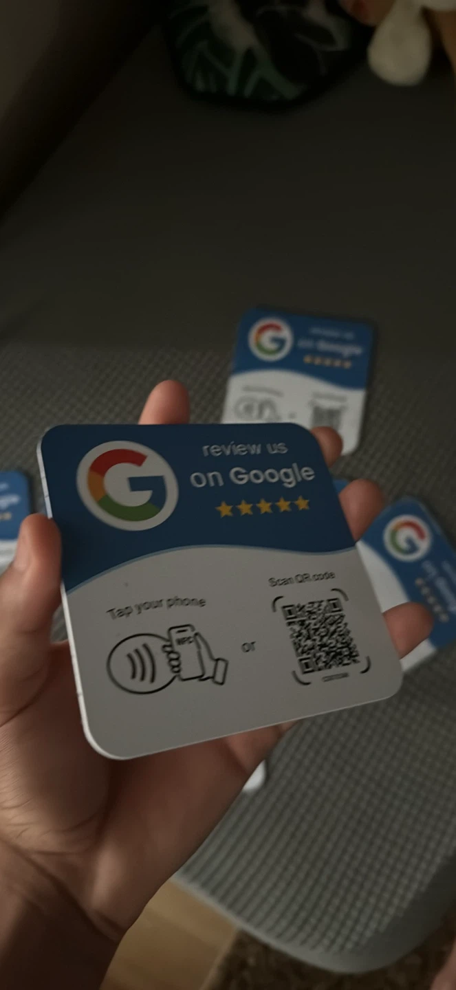 Google Review Us Display Cards