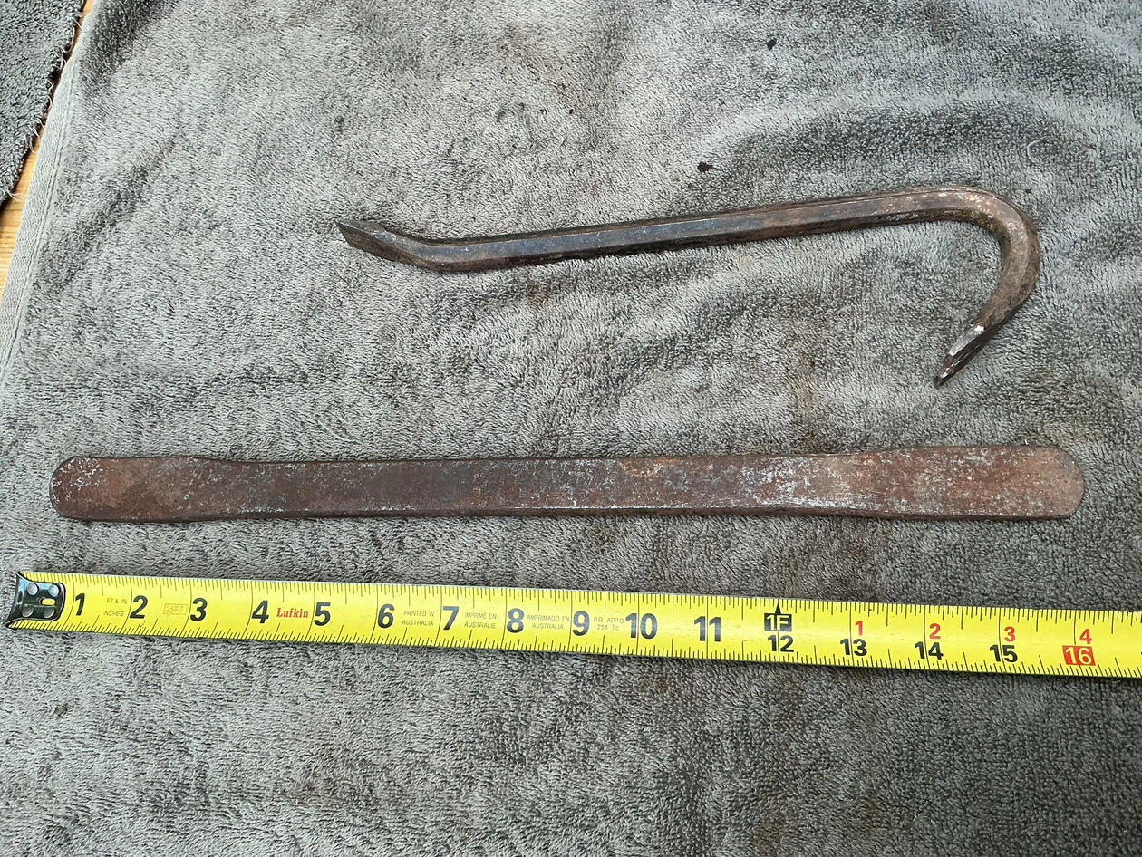 2 Vintage Crow Pry Bars !