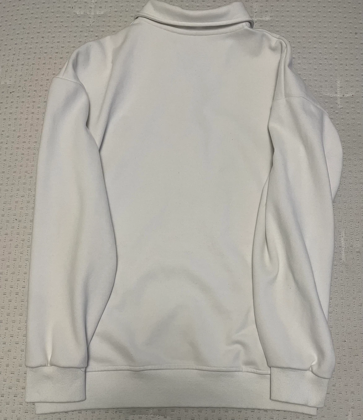 White Collared Sweatshirt with 'C' Logo - photo 2