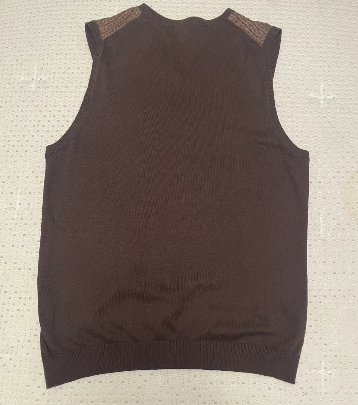 JP Brown V-Neck Sweater Vest - photo 2