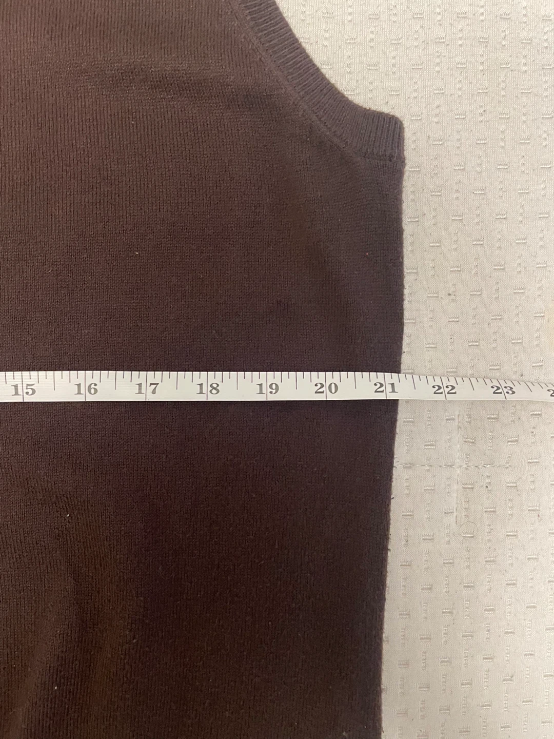 JP Brown V-Neck Sweater Vest - photo 4