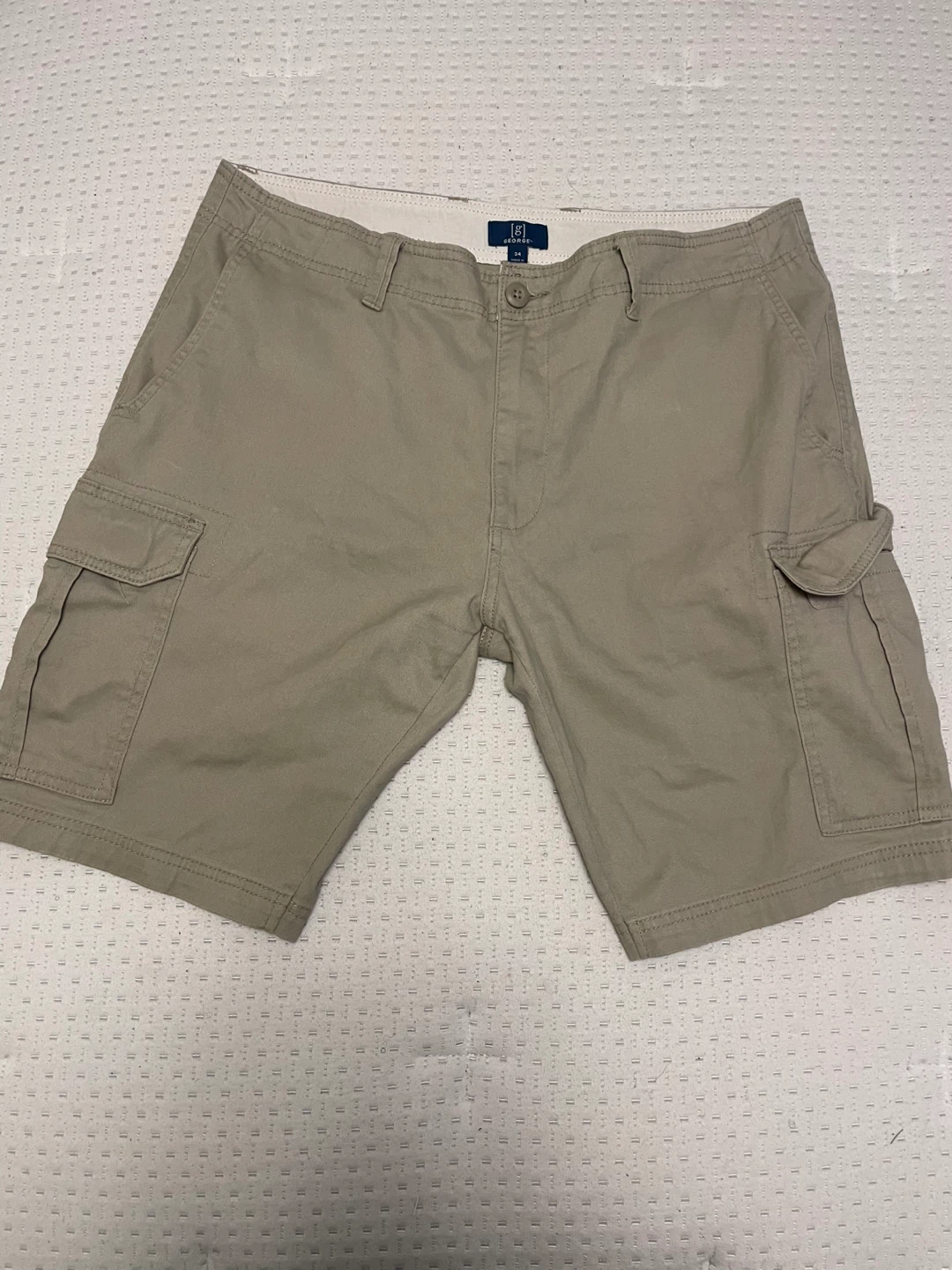 Chaps Cargo Shorts Tan Size 34