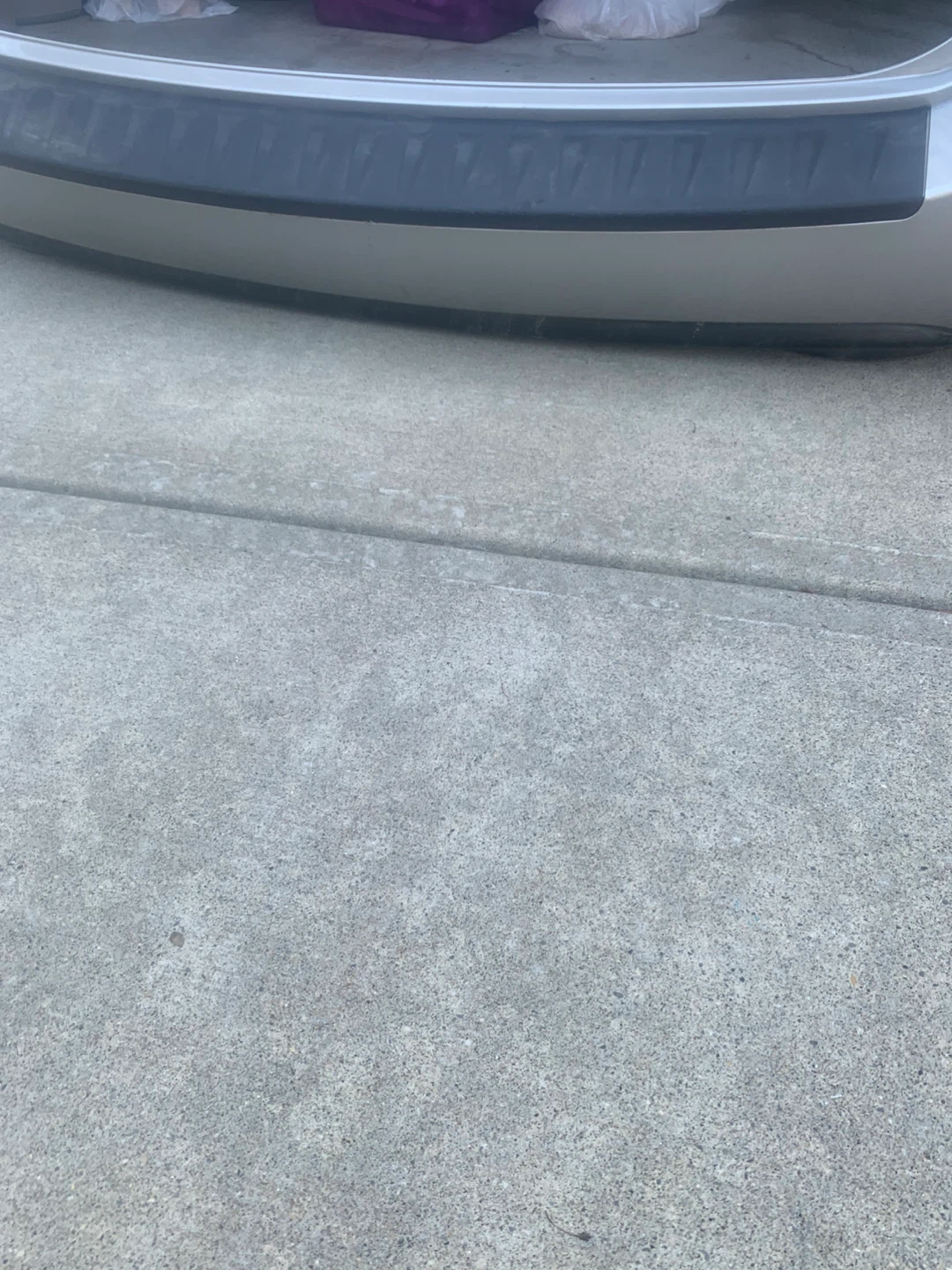 Silver Rear Bumper for Hyundai Santa Fe - photo 2