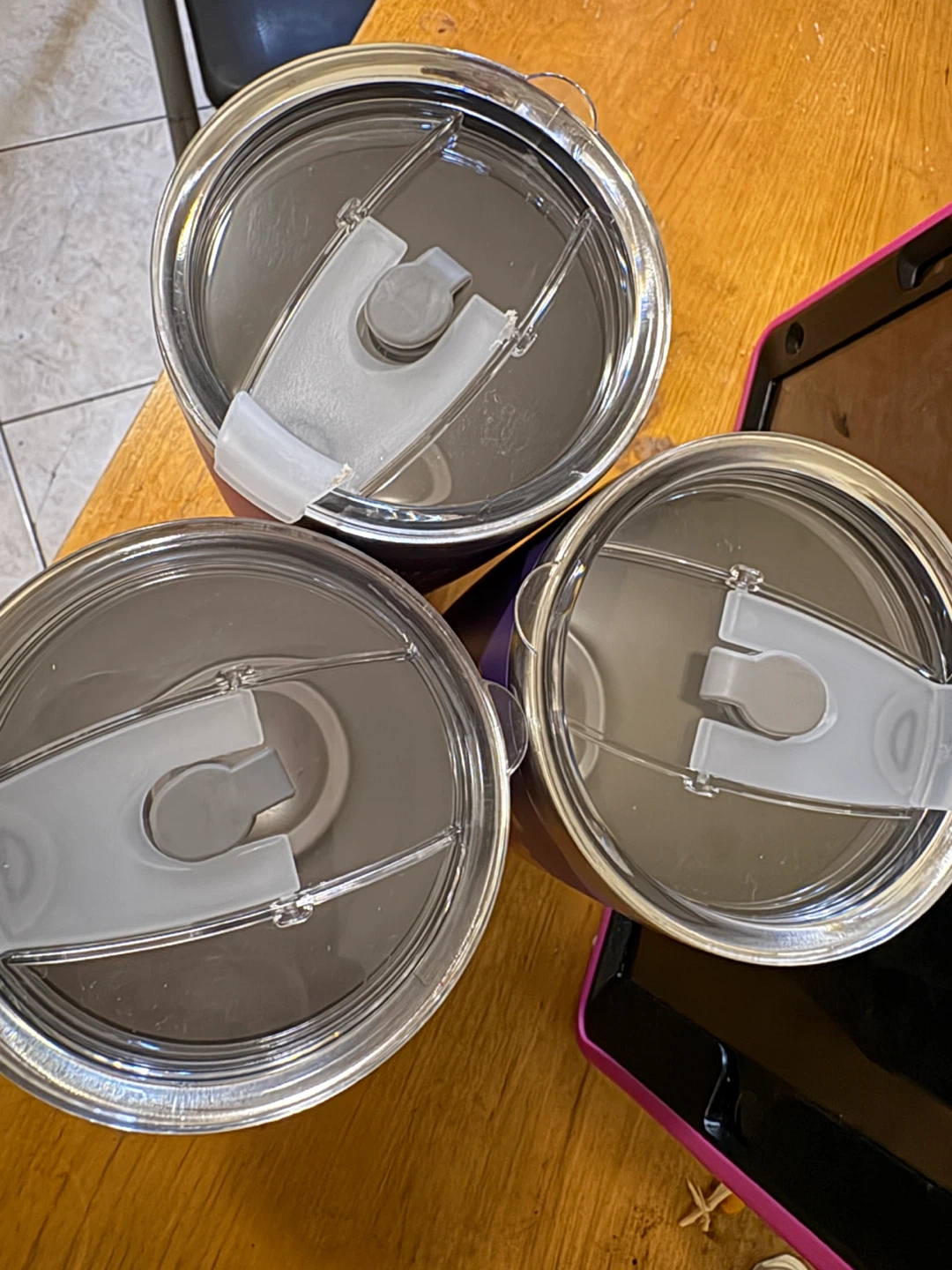 Set of 3 Purple Tumblers - Best Sister/Wife Ever - photo 3