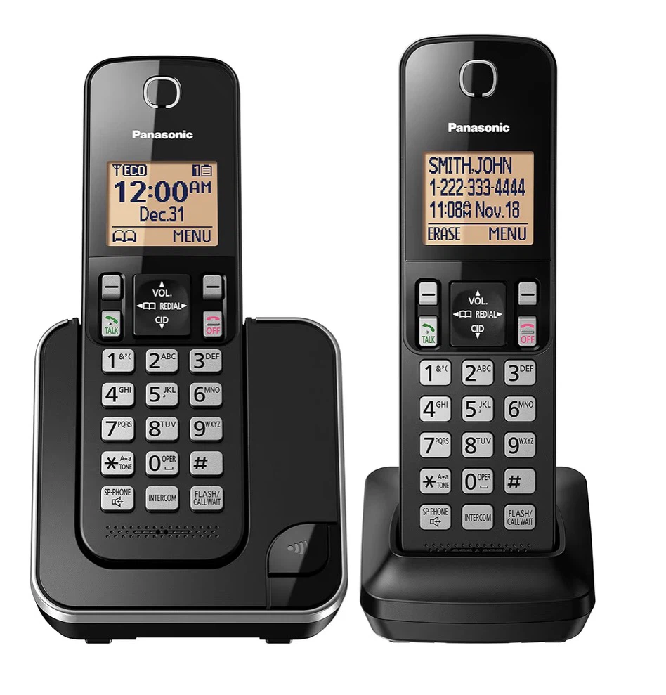 New Panasonic 2 Cordless Handsets Phones
