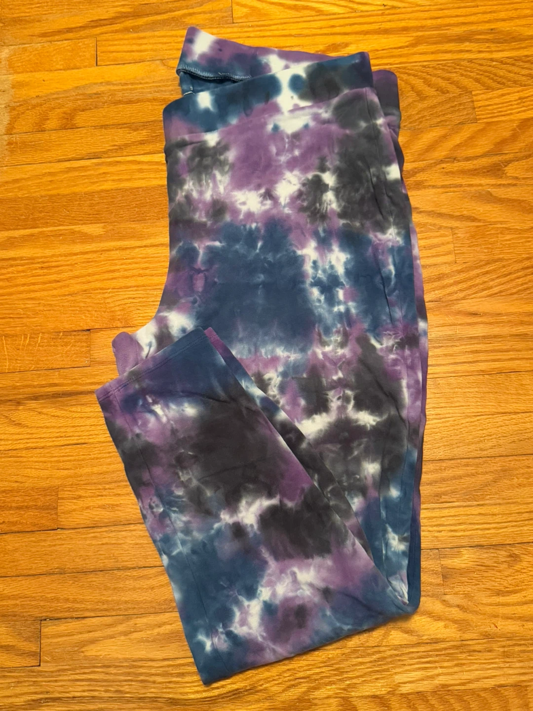 3 pairs full length tie dye leggings, Torrid size 3 - photo 2