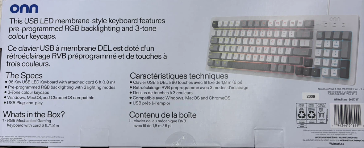 ONN USB LED Silent Keyboard - photo 2