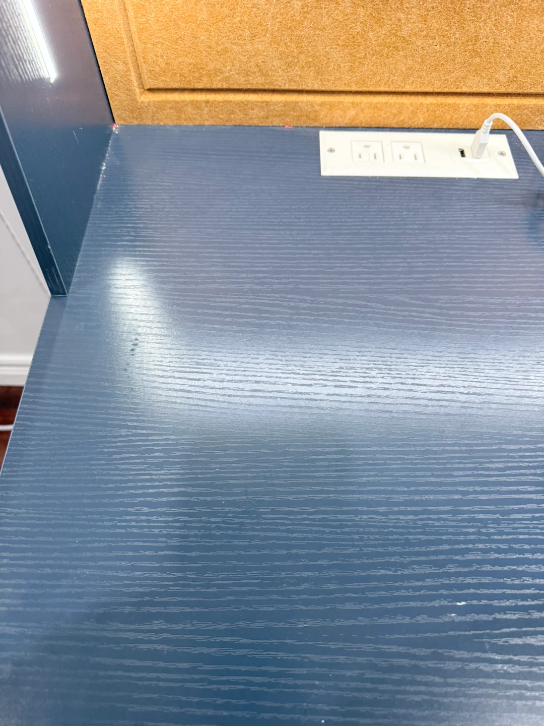 Blue Kids Desk and Chair Set with Built-in Light - photo 5