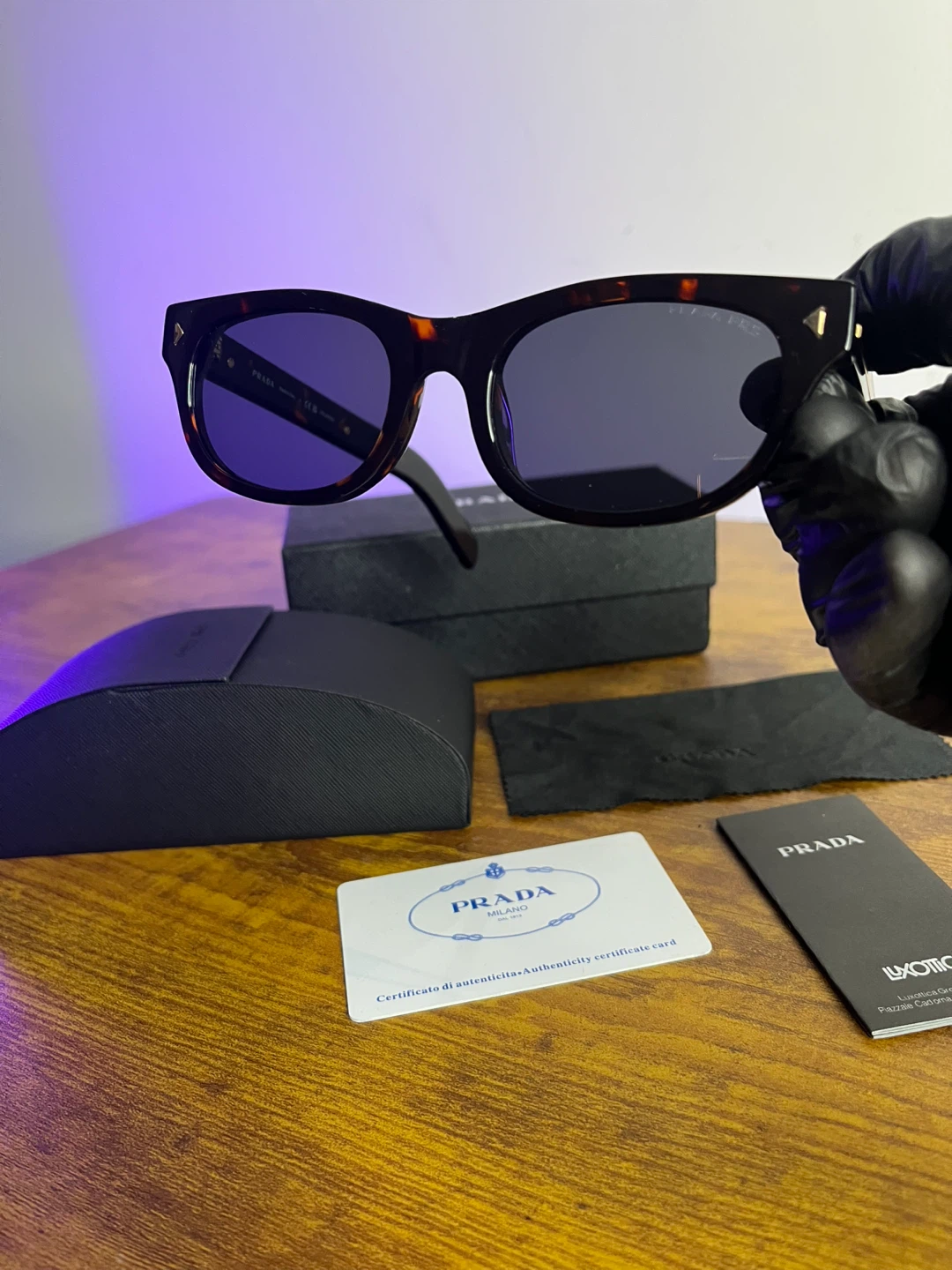 Prada Sunglasses SPR C09 tortoise shell