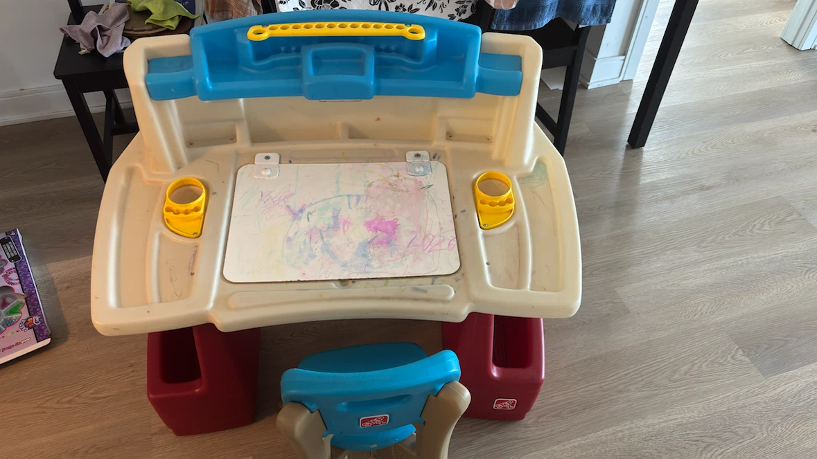 Step2 Kids Art Desk and Easel with Chair - photo 2