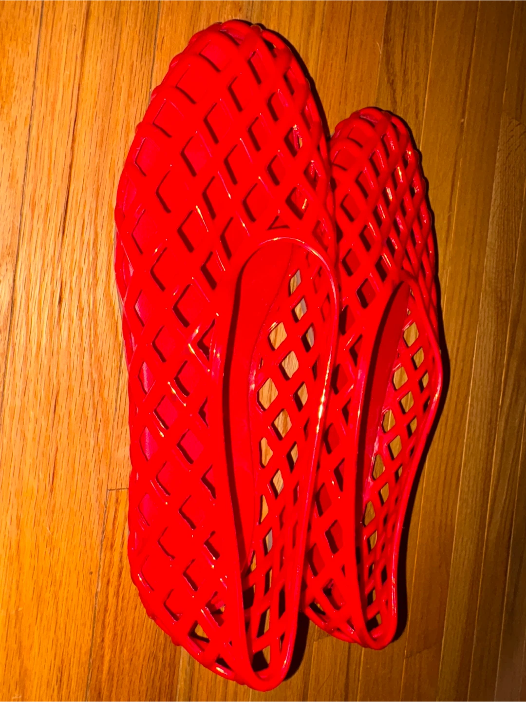 Red lattice flats - photo 2