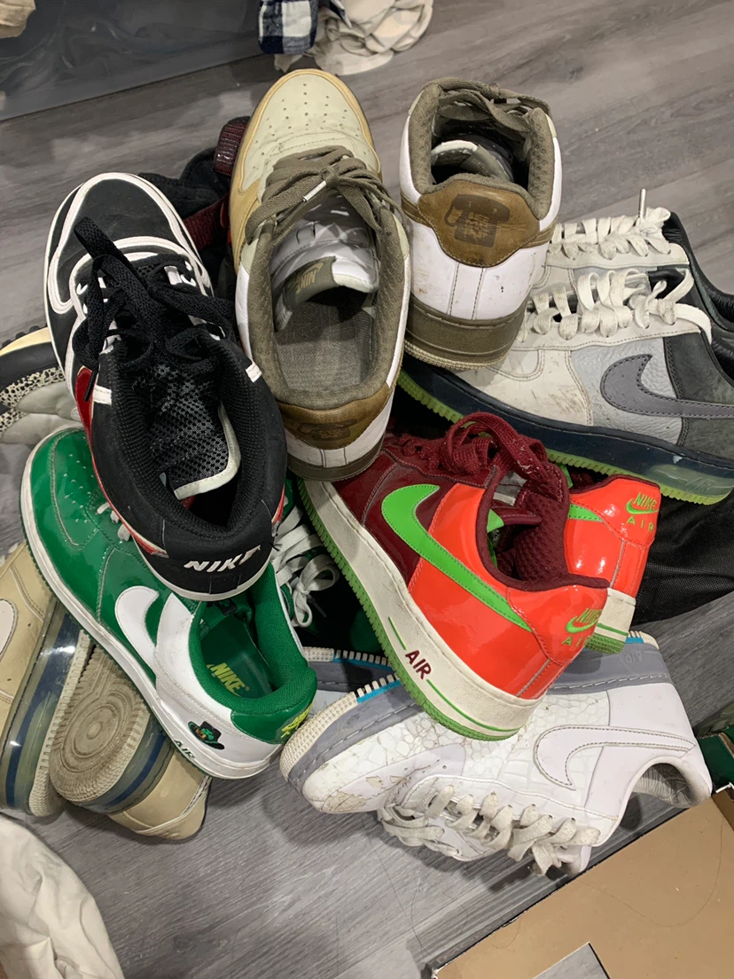 Nike Air Force 1 & Air Max Sneakers (Multiple Pairs)